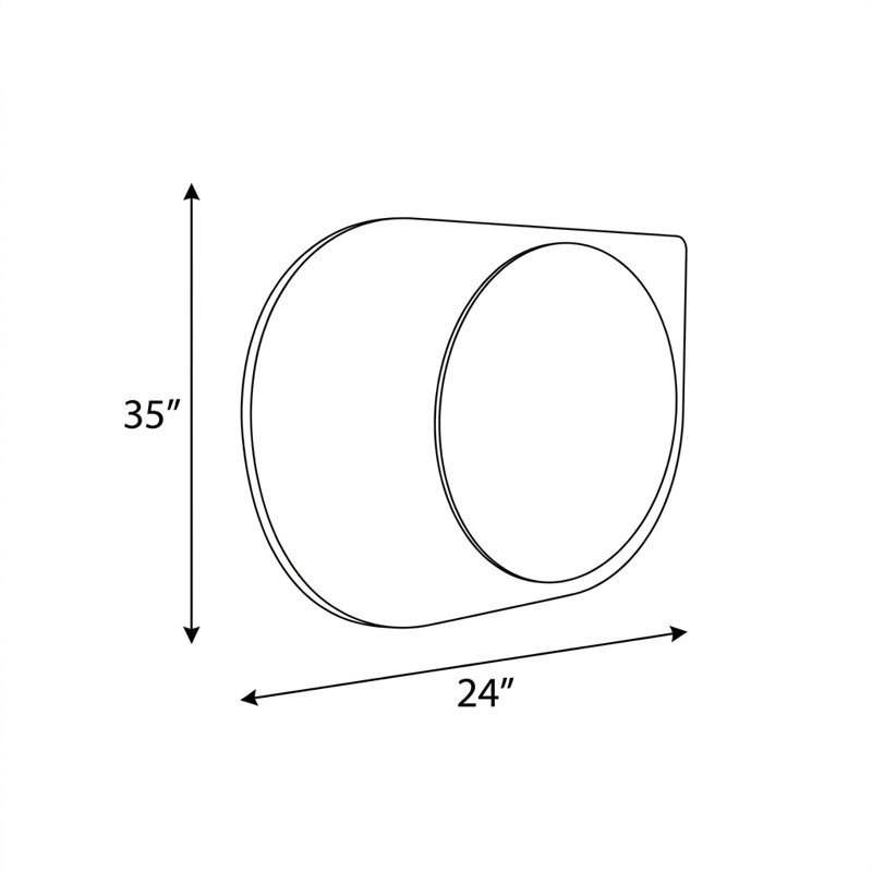 Miroir portail l 24 po x H 35 po