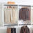 Devi Oak Wall Mounted Wood Closet System-594440231