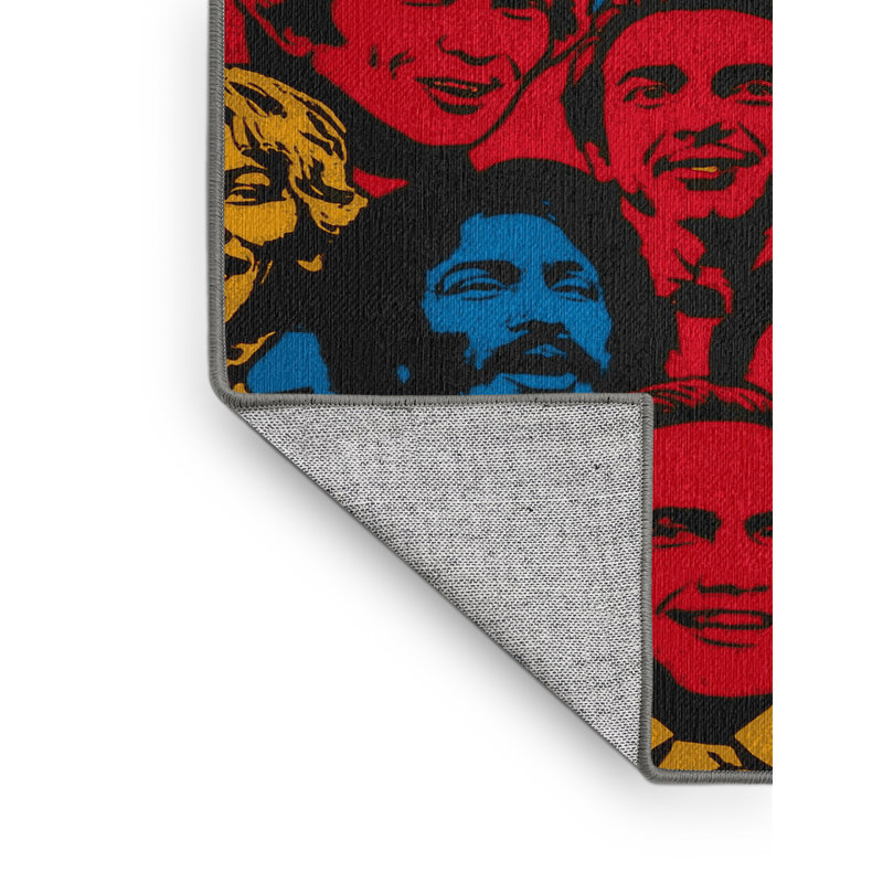  Tapis lavable Pop Art, Rectangle 6 pi x 9 pi