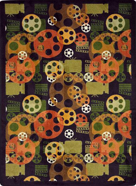 Tapis prune touffeté Gaming and Entertainment, 3 pi 10 po x 5 pi 4 po