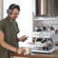 Kismile Espresso Machine With Grinder,team Wand, Milk Cup&Self-cleaning Function For Home Barista
