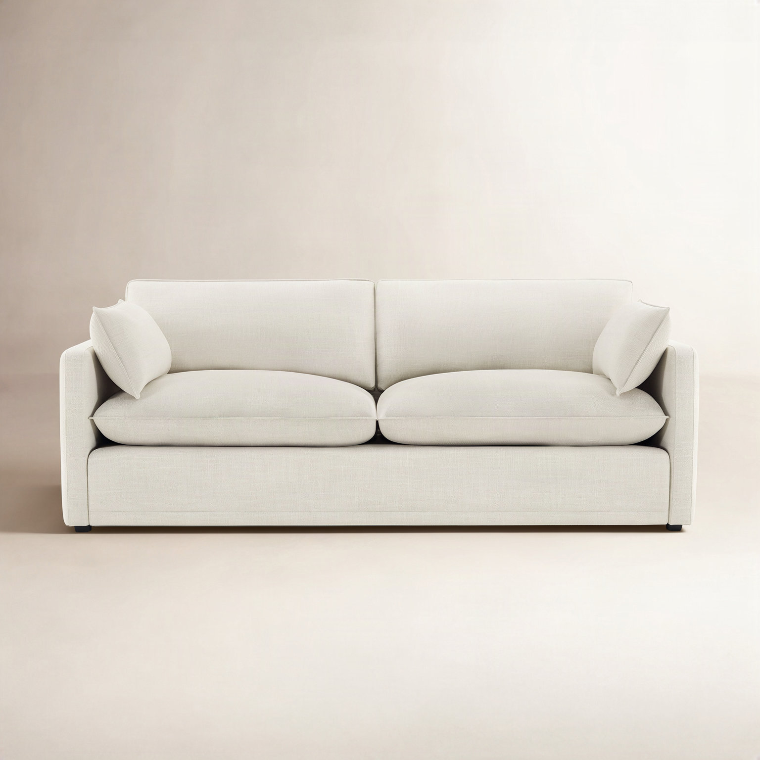 Martelle 83" Upholstered Sofa, Effie Linen