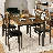 Dining Table Set For 4, 43.3" Kitchen Table And Chairs Set Of 4, 5-Piece Industrious Wood Dining Room Table Set With 4 Upholstered PU Leather Chairs For Small Space, Breakfast Nook, Apartment-1898103704-1898103706-1898103687