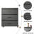 Heavy-Duty Metal Storage Cabinet With Wheels - 3 Drawer Tool Cabinet For Garage, Office, And Home Organizer Solutions-374313233