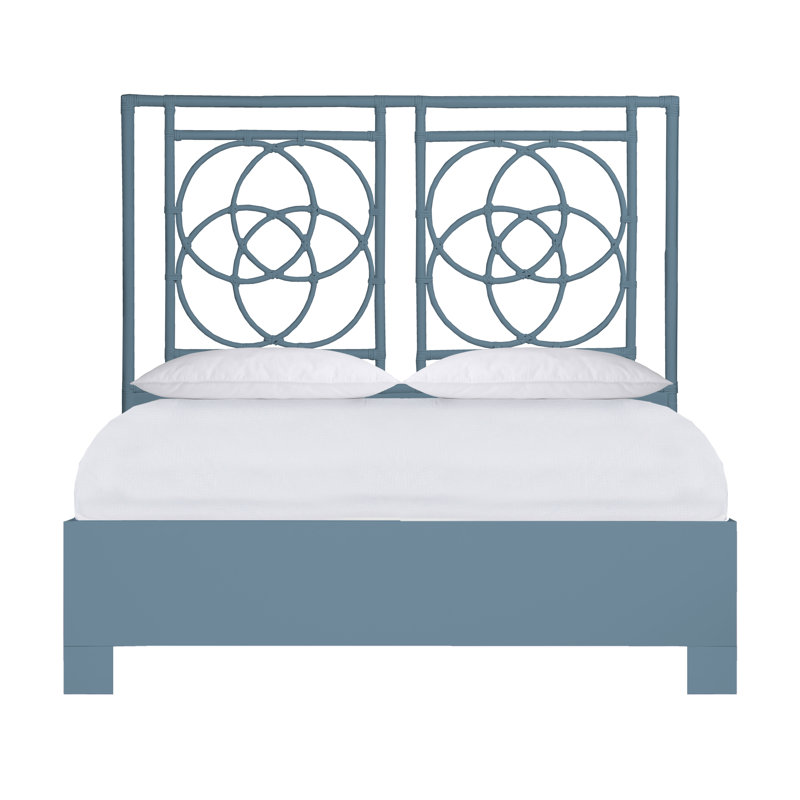 Emilia Standard Bed, Regatta Blue, Queen