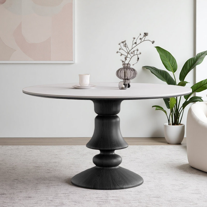 Table de salle à manger italienne légère de luxe et simple