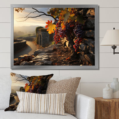Vineyard Whispering Oaks sur impression sur toile