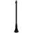 Solus 6ft. Surface Mount Lamp Post with Convenience Outlet, Dusk-to-Dawn Sensor, and Decorative Base Cover