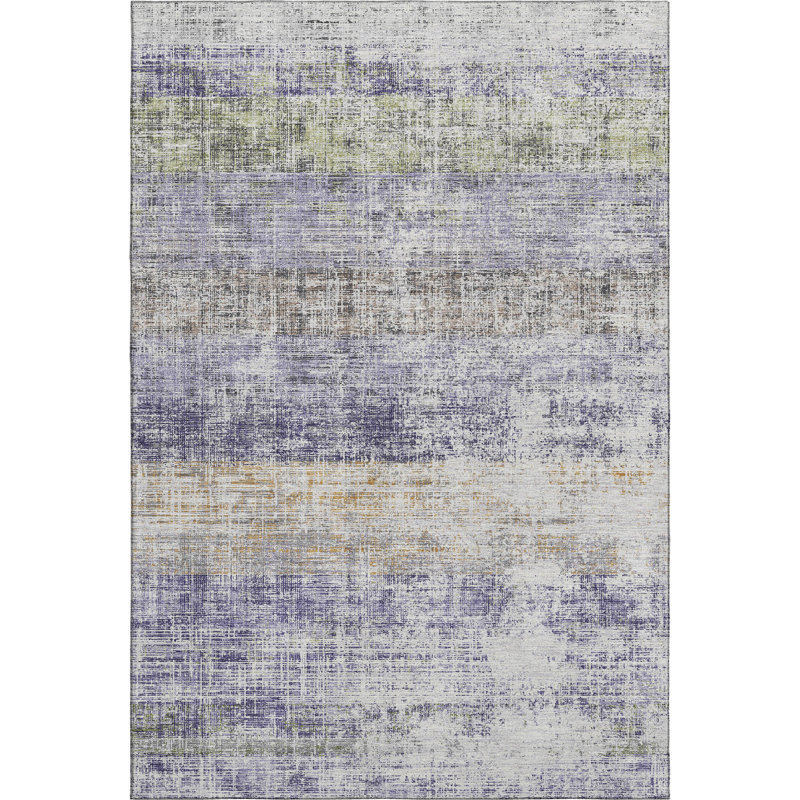 Tapis de qualité supérieure lavable à la machine Mayfield AMF2388, Lavande, 10 pi x 14 pi