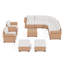 Wicker 7 - Person Patio Conversation Set with Cushions-262529550