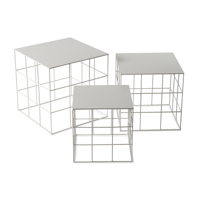 Reton Nesting Tables, White