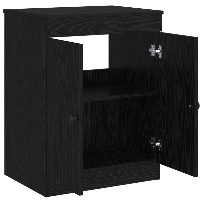 54 mm Single Double Bathroom Vanity Base, Black