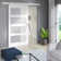 Abhishekh 81.75'' x 87.63'' Solid + Manufactured Wood Glass with Installation Hardware Kit Barn Door