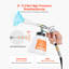 Car Cleaning Gun, 6-9.2 Bar High-Pressure Air Blow Gun with 2 Set Nozzles & 1L Liquid Bottle, Vortex Cleaning Gun, Quickly Blasts Dirt and Dust from Surface, Work with 1/4 NPT Air Compressor