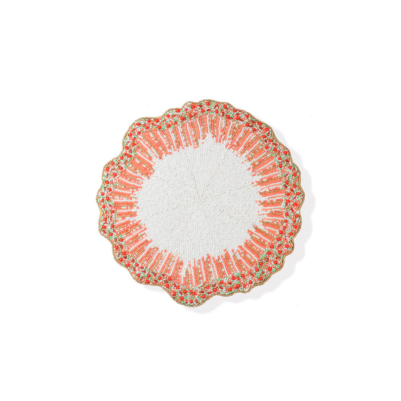 Le napperon perlé "Citrus Sunburst"
