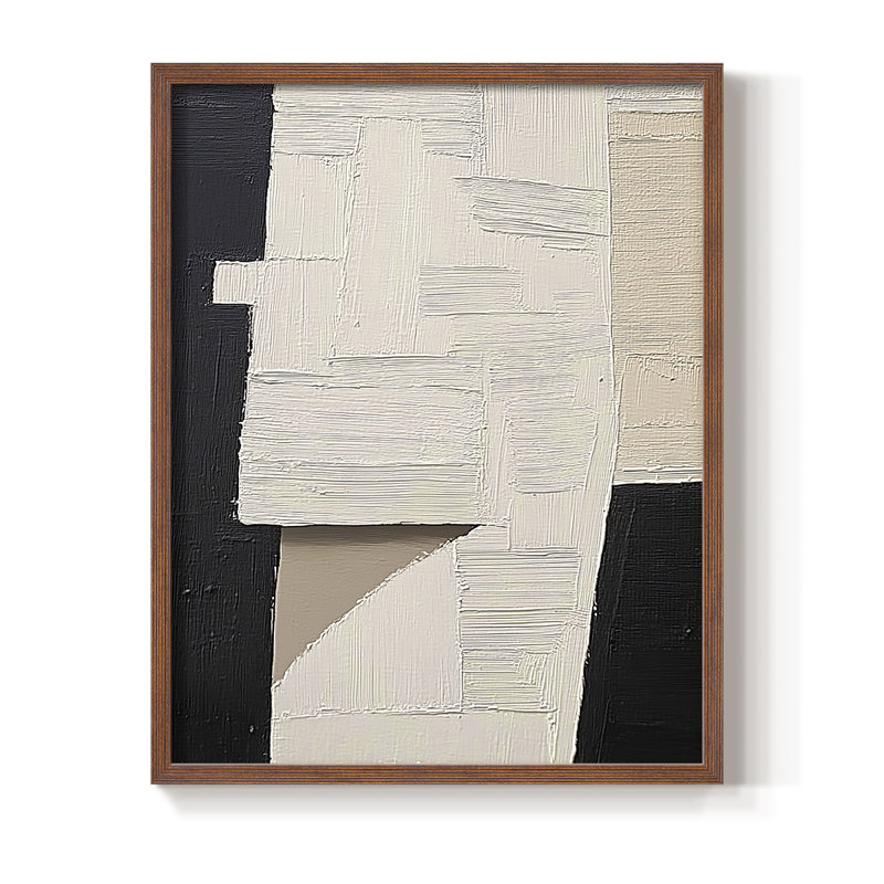 "ABSTRACT Series DCLI" par J Paul, Noyer, H 15 po x l 12 po