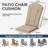 Outdoor Hdpe Adirondack Chair Set With Removable Cushions And Cup Holder-820483233