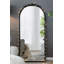 Cadre de miroir antique rose sculpté à la main 30 "x 65"-1977741530