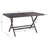 Ched Rectangular Folding Outdoor Dining Table With Umbrella Hole , 55'' in. W 31.25'' in. D-25664050