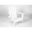 Chaise Adirondack pliante avec table d'appoint, ensemble de 3 chaises Adirondack, blanc (2 chaises et 1 table)-1027337245
