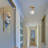 Kaydan 1-Light Ceiling Light in Natural Brass-89140475