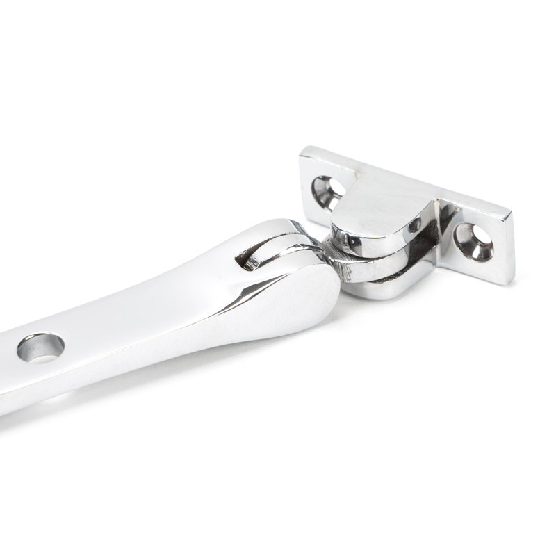 Hammered Newbury Stay Door Accessory, Polished Chrome