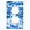 Beautiful Blue Painting White 1 - Gang Duplex Outlet Standard Wall Plate