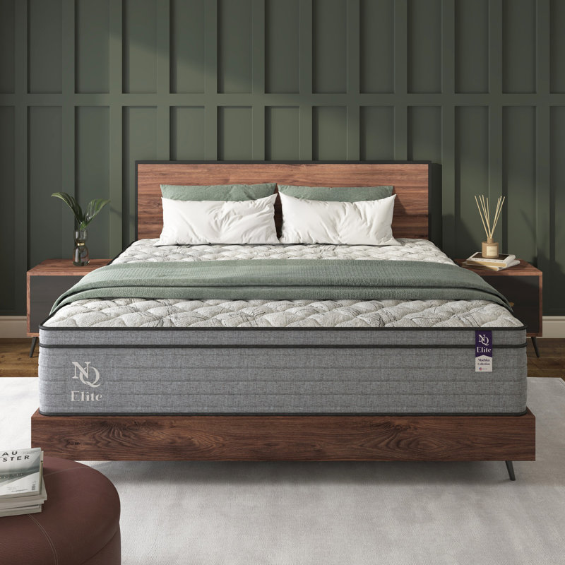 Elite Series Machka Cooling Gel Memory Foam Hybrid Mattress, King, 10"