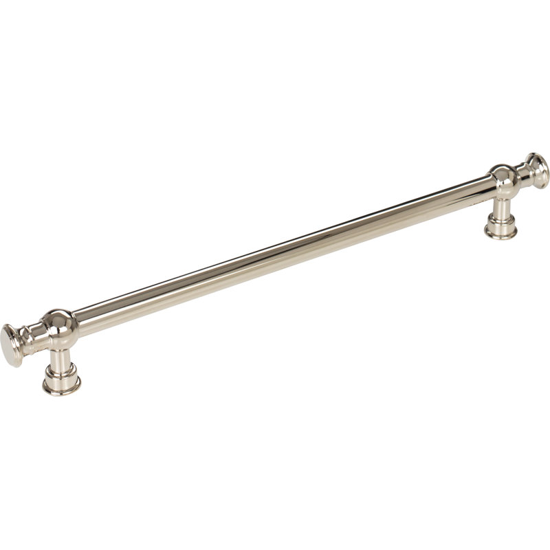 Ormonde Bar Pull, Polished Nickel, 8 13/16" Center to Center
