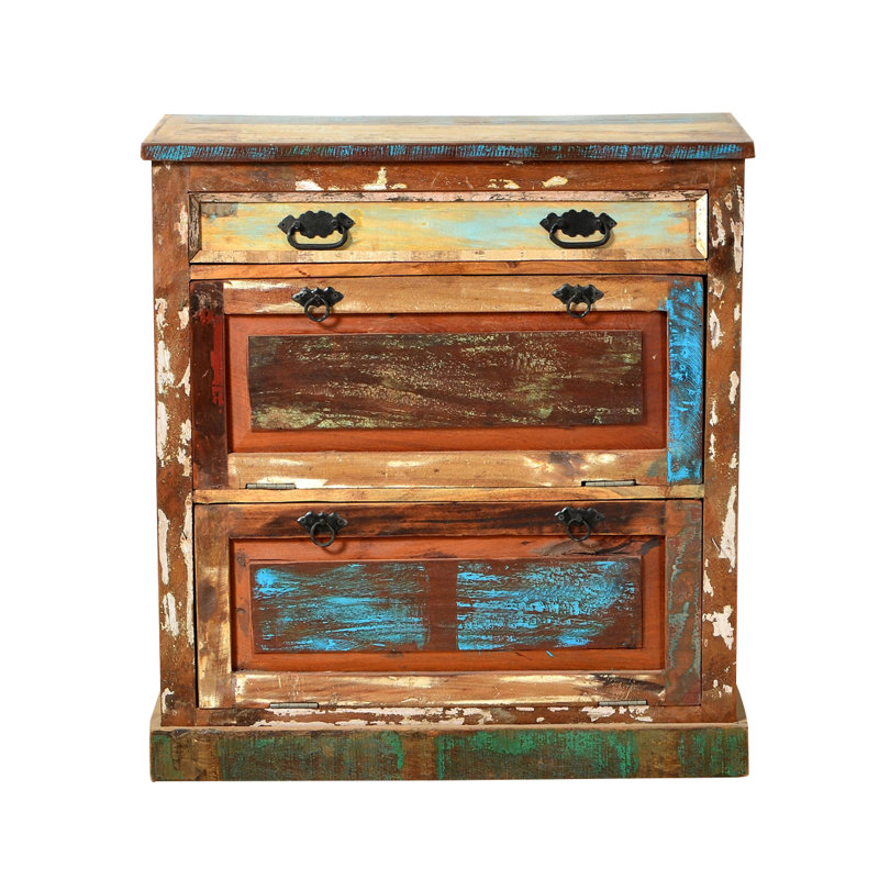 Valeri 16 Pair Solid Wood Shoe Storage Cabinet