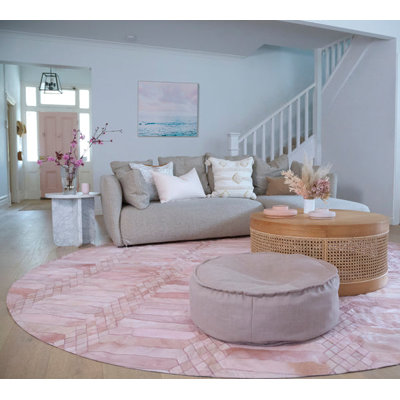 Tapis en cuir de vache Art Hide