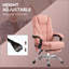Fauteuil de massage avec repose-pieds, fauteuil de bureau de direction avec 6 points de vibration et chaleur, fauteuil d'ordinateur inclinable, fauteuil de bureau pivotant, hauteur réglable-825043529