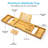 Lestine Bamboo Bath Caddy