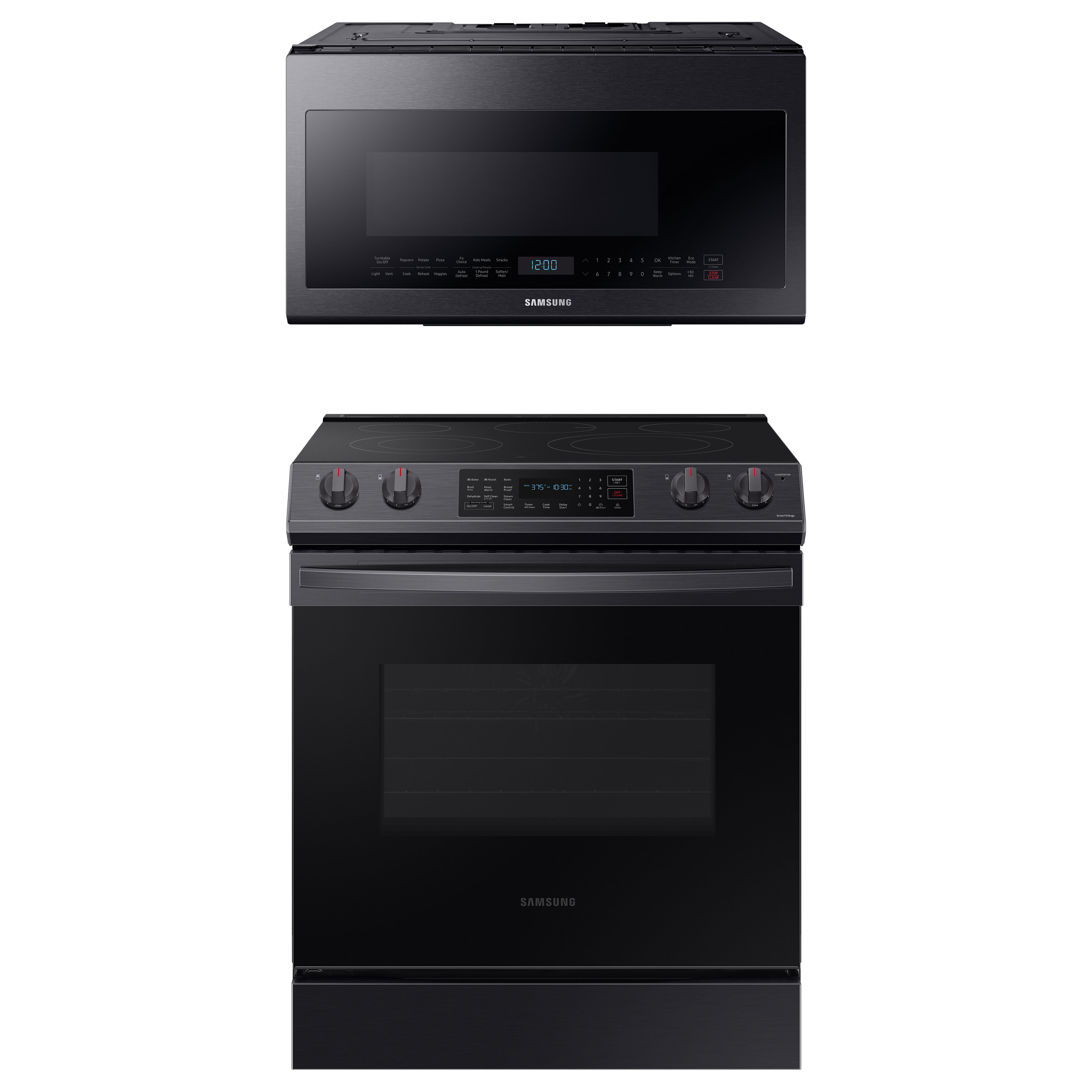 Samsung 2-Piece Kitchen Package with 6.3 Cu. Ft. Electric Range