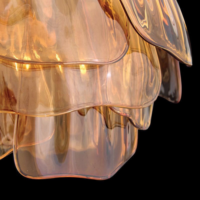 Fantine 7 - Light Chandelier, Orange