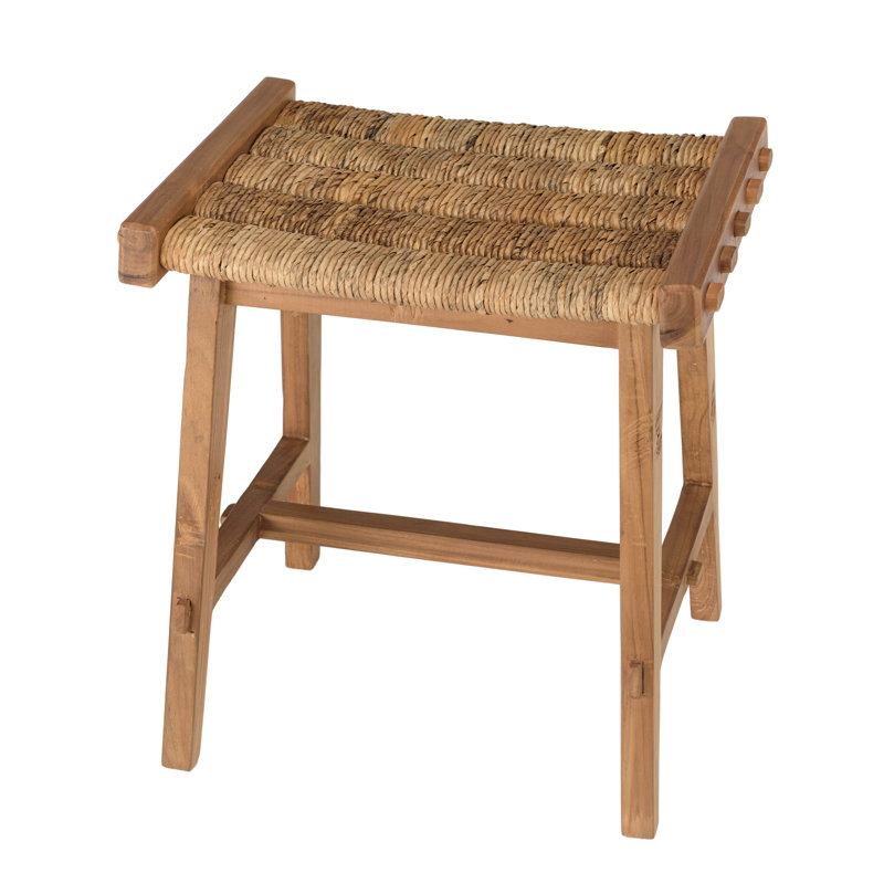 Chade Solid Wood Accent Stool