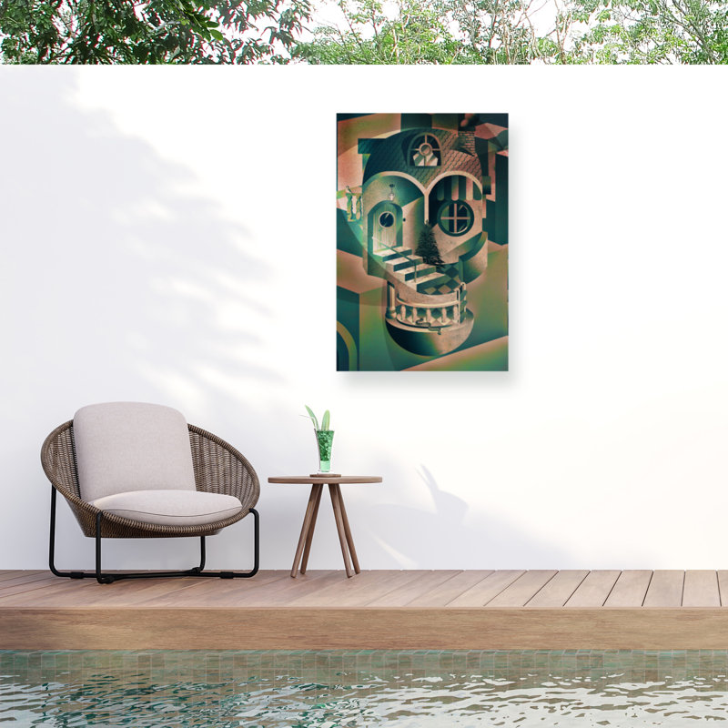 Ali Gulec Utopia Outdoor  Canvas, 12" H x 19" W