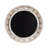 Circle Mirror with Beaded Detail