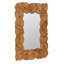 Palm Rectangle Rattan Mirror