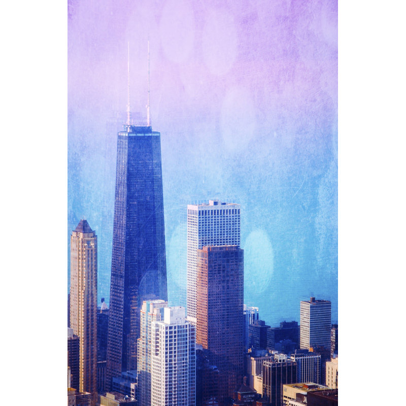 Chi Town I by Sonja Quintero - Photograph Print, 46cm H x 30cm W, Wrapped Canvas