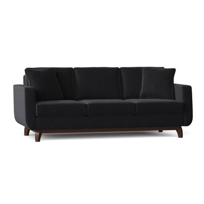 Canapé à accoudoirs carrés 85 po avec coussins réversibles Loy