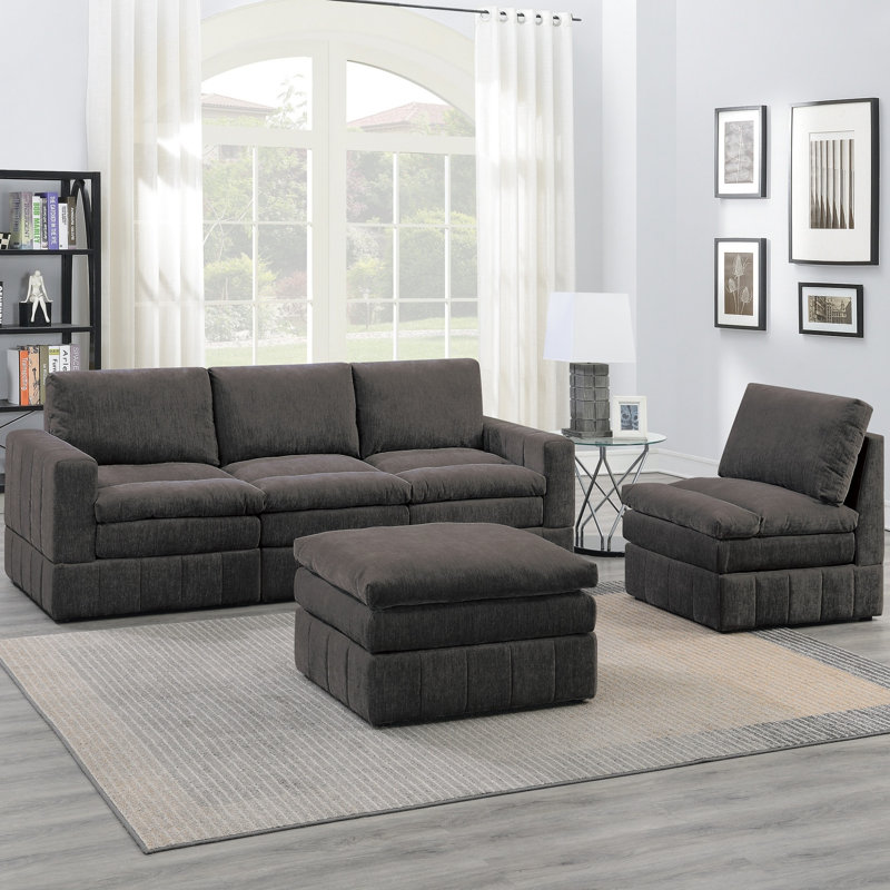 Ensemble de canapés modulaires 5 pièces Contemporary