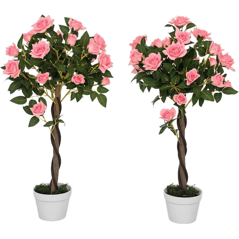 Arrangement in Pot, Pink