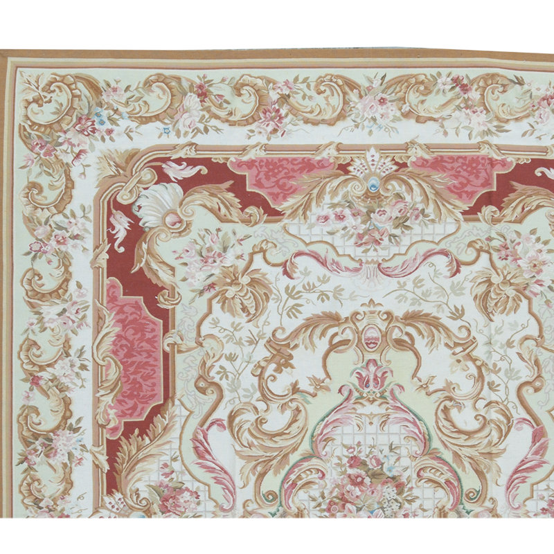 Aubusson Renaissance Wool Oriental Area Rug
