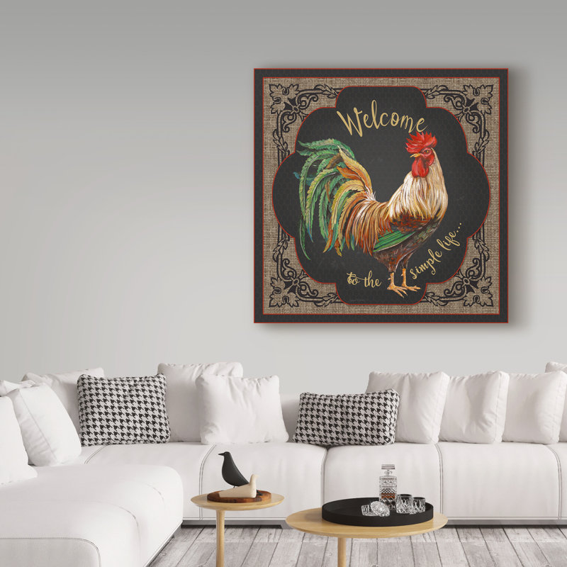 «Country Kitchen 3» par Deagen, impression sur toile tendue, H 24 po x l 24 po x P 2 po