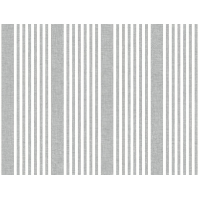 French Arctic Linen Stripe Wallpaper