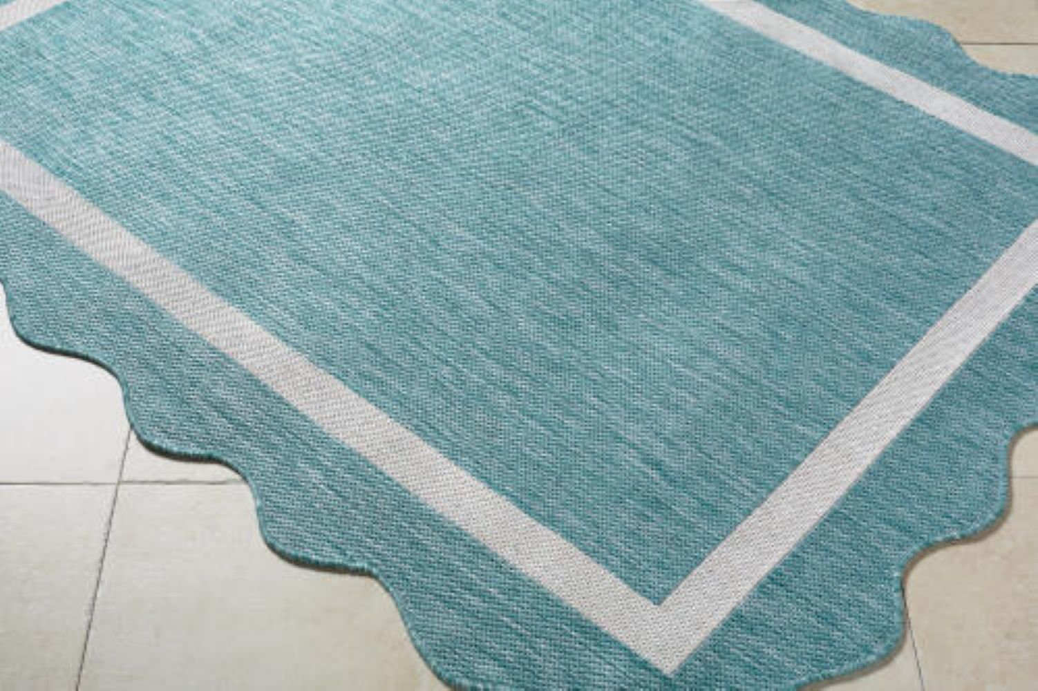 Skiles Terracotta Outdoor Rug, Rectangle 5'3" x 6'11.9"