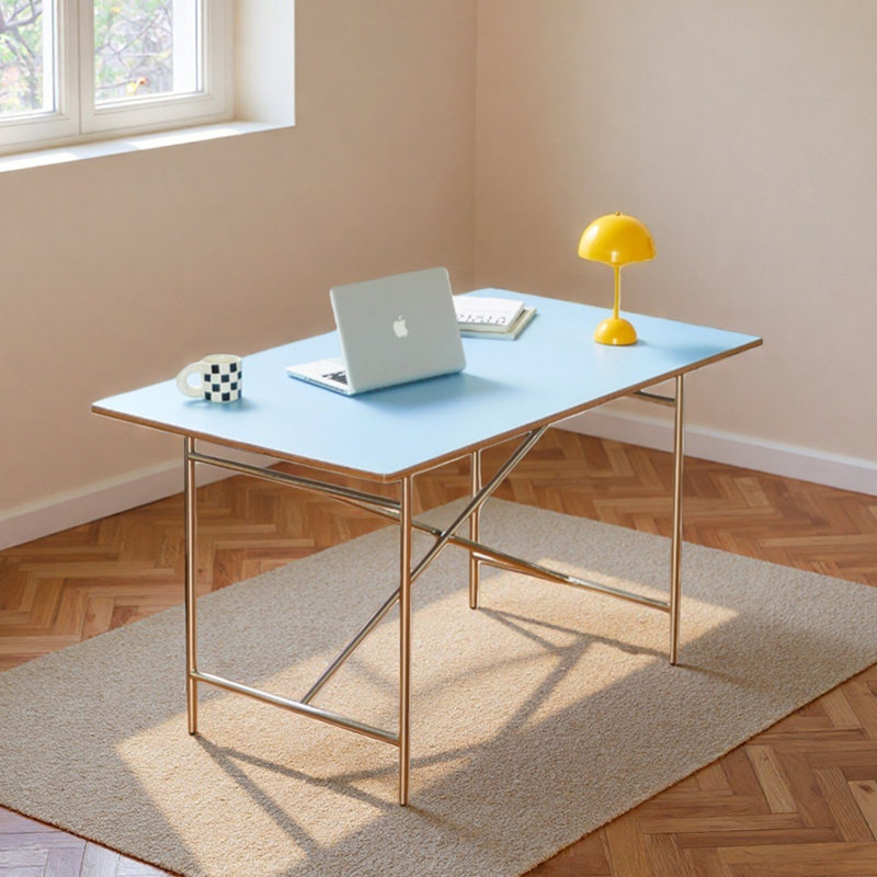 Modern Minimalist Durable Rectangular Writing Desk, 29.13" H x 47.24" W x 31.49" D