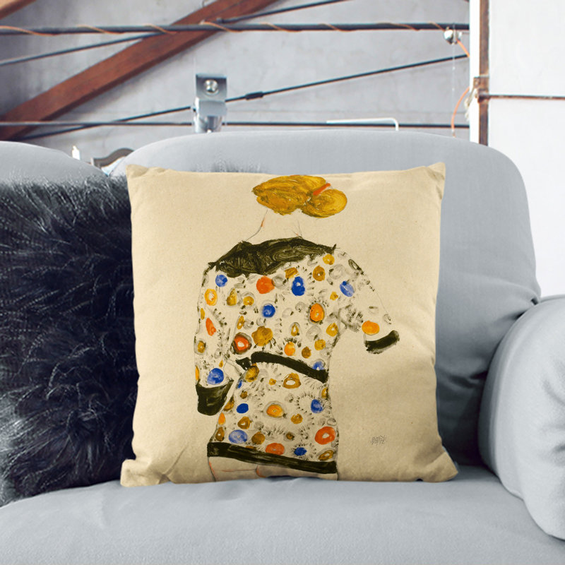 Nude Female Vol.2 Square Throw Cushion, 40cm H x 40cm W x 15cm D