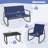 Siyah 4 - Person Patio Conversation Set with Cushions-1140079148
